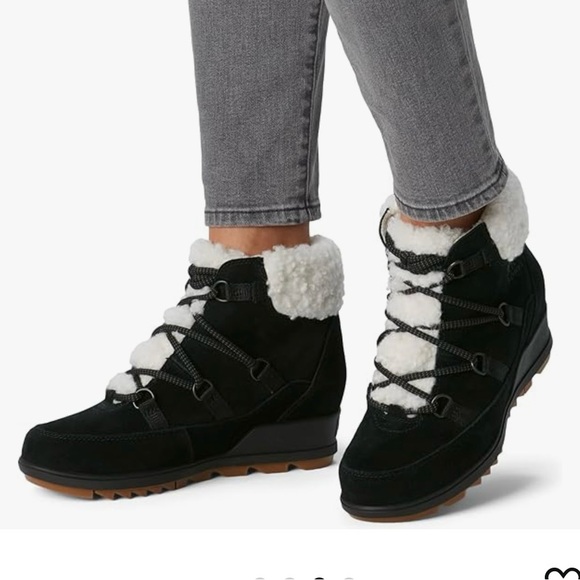 NWOB  Sorel Women's Evie II Cozy Lace-Up Booties Boots Sz 10 $160 - Picture 6 of 10